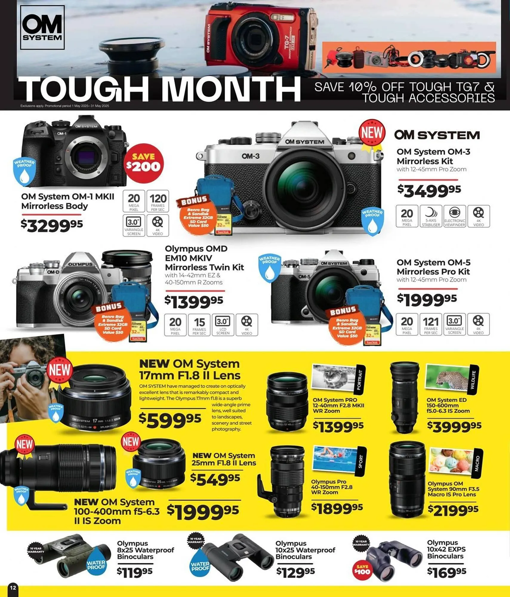 Teds Cameras catalogue - Catalogue valid from 5 May to 1 June 2025 - page 12