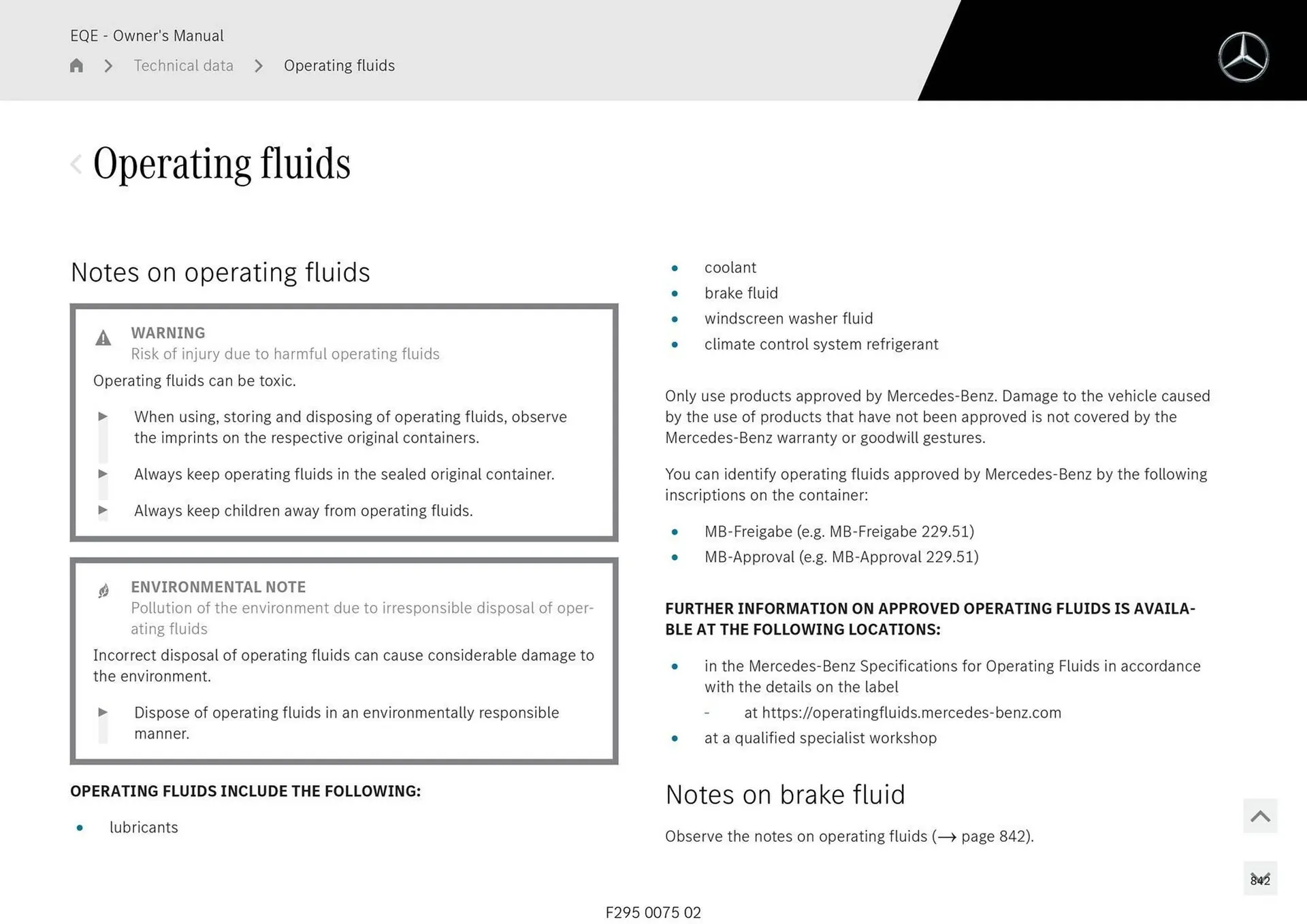 Mercedes-Benz catalogue - Catalogue valid from 11 September to 11 September 2025 - page 842