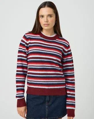 Stripe Crew Neck Knit Jumper
