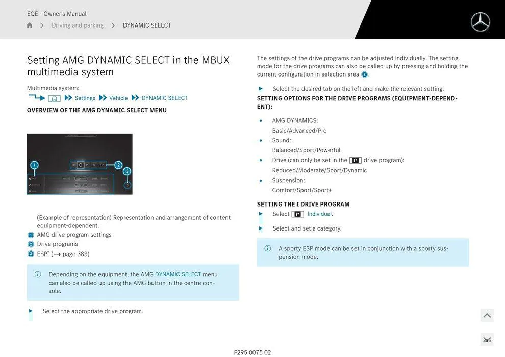 EQE Sedan - Catalogue valid from 11 September to 11 September 2025 - page 335