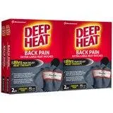 Deep Heat Back Pain Patches 4 x 2 Pack