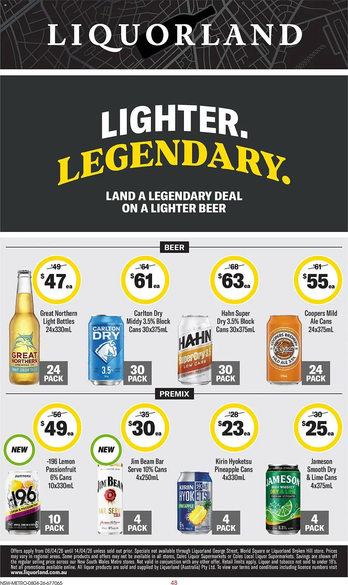 Liquorland catalogue - Catalogue valid from 7 April to 14 April 2026 - page 1