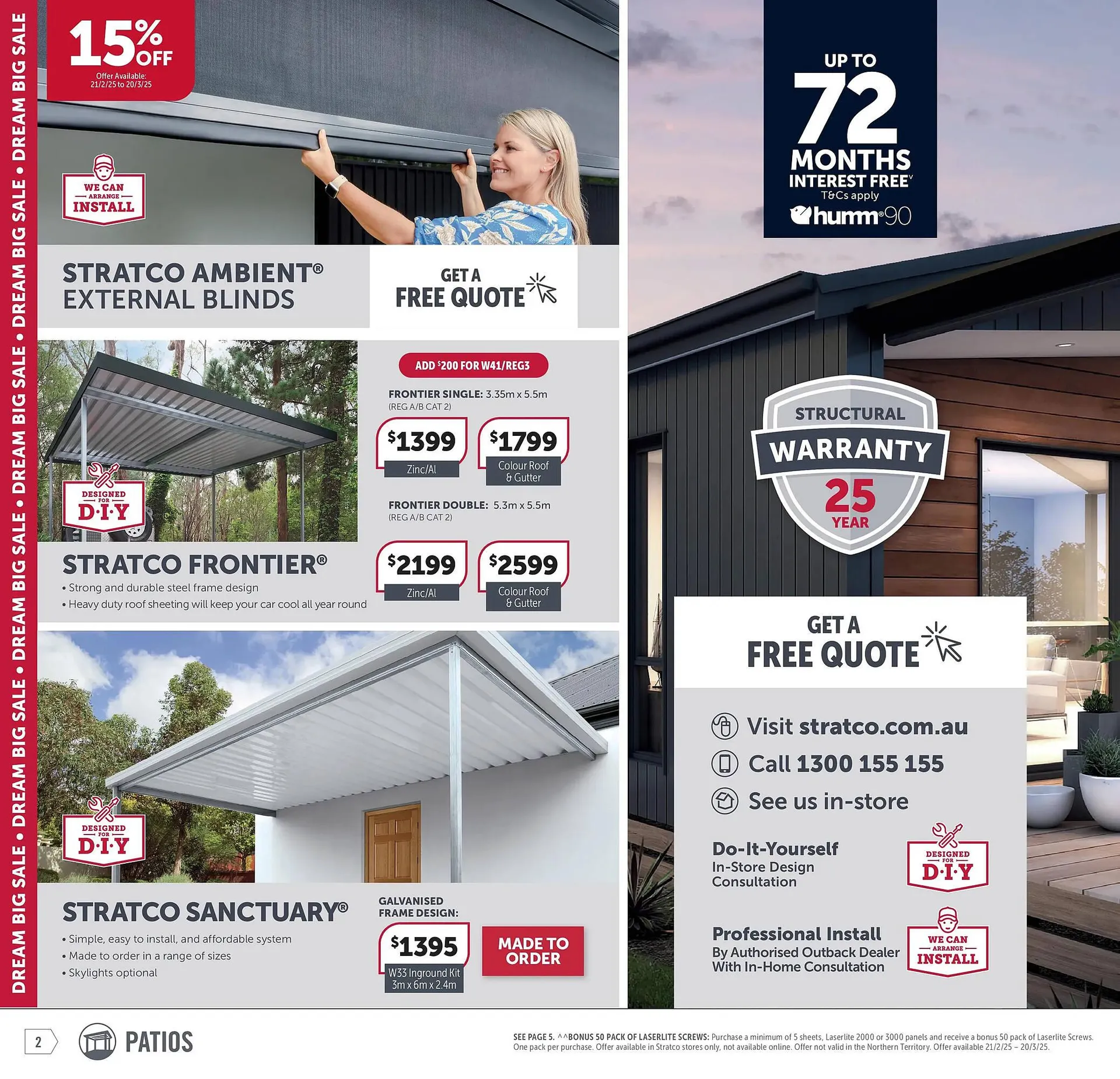 Stratco catalogue - Catalogue valid from 20 February to 20 March 2025 - page 2