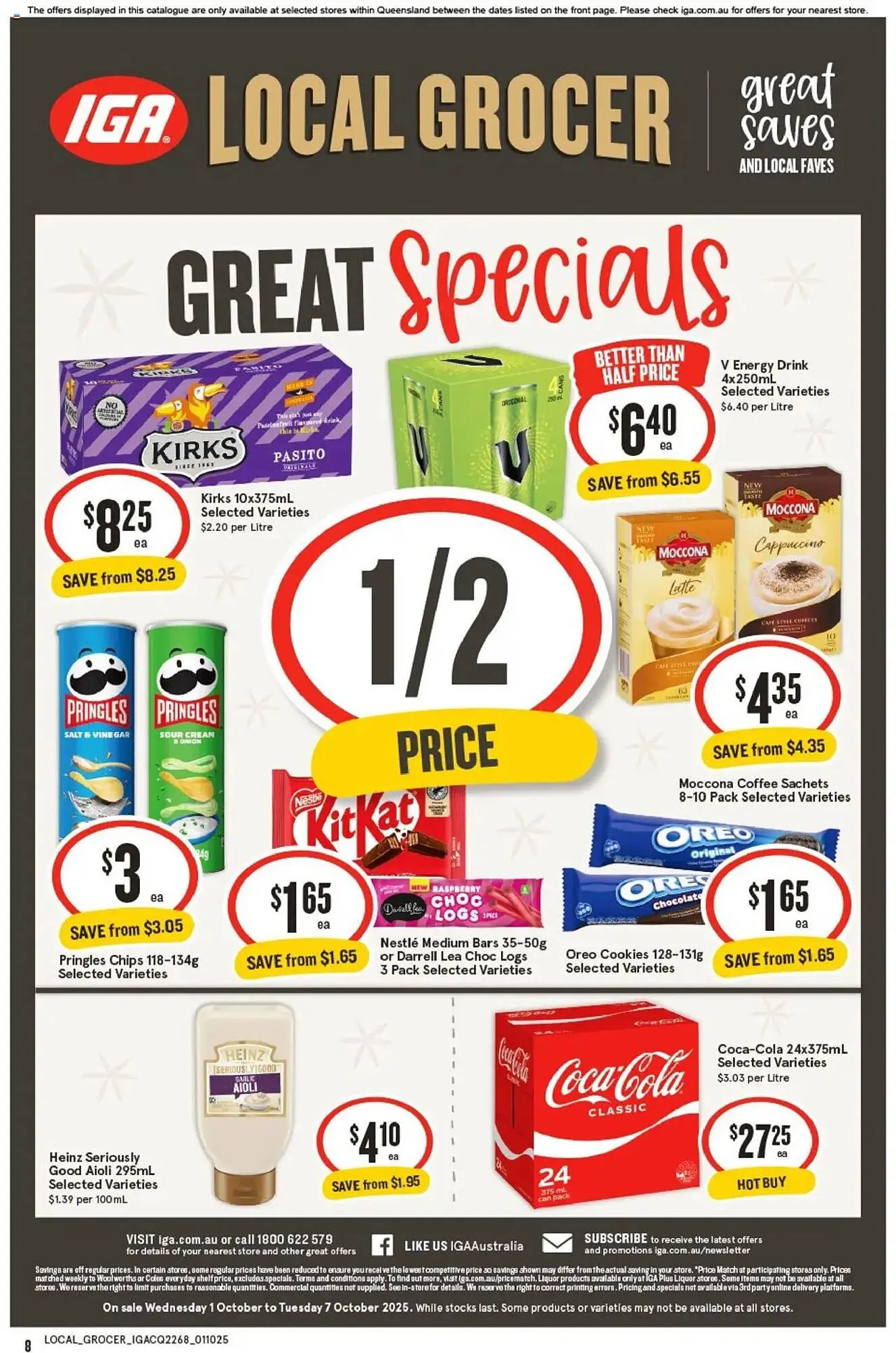 IGA catalogue - Catalogue valid from 1 October to 7 October 2025 - page 8