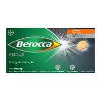 Berocca Focus 50+ Orange Effervesent Tablets 30