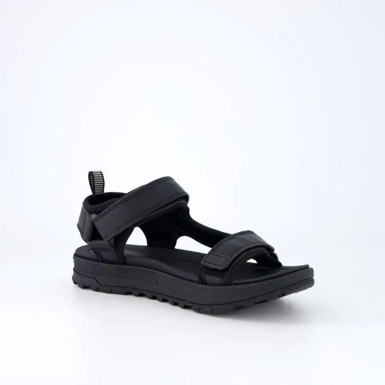 Sfida Men's Origin Woven Strap Sandals Black Grey
