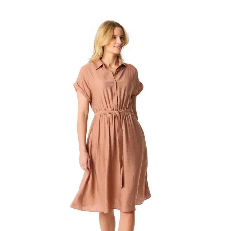 Khoko Smart Women's Shirtmaker Dress Ginger
