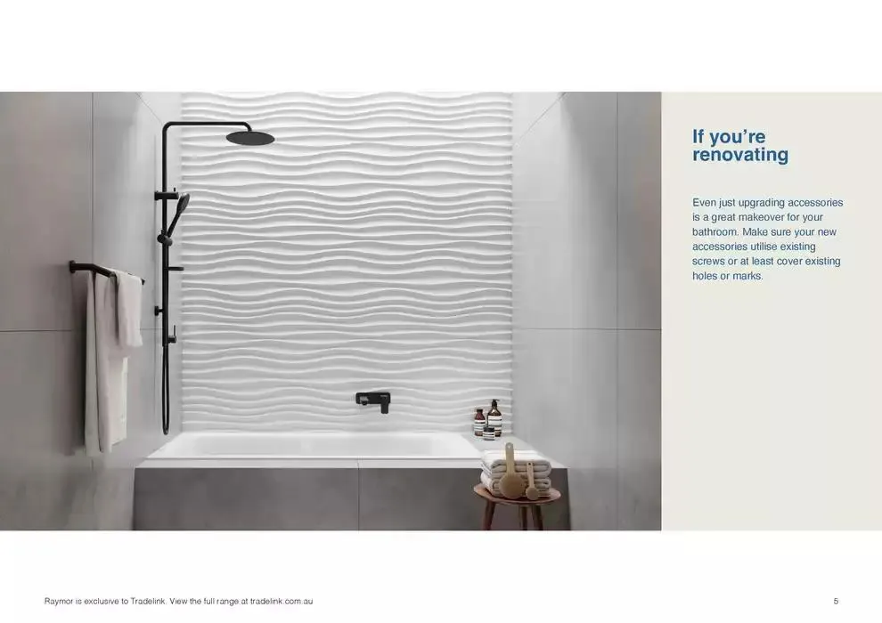 Raymor Brochure Accessories 2025 - Catalogue valid from 24 December to 31 January 2025 - page 5