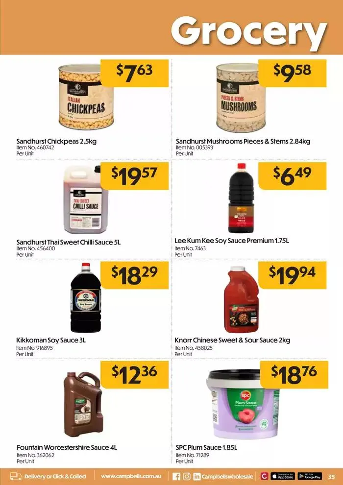 Food Service Magazine - Catalogue valid from 28 October to 26 January 2025 - page 35