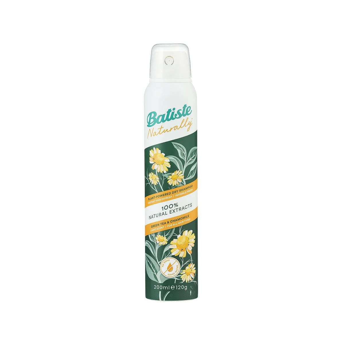 Batiste Dry Shampoo Green Tea and Chamomile 200mL/120g