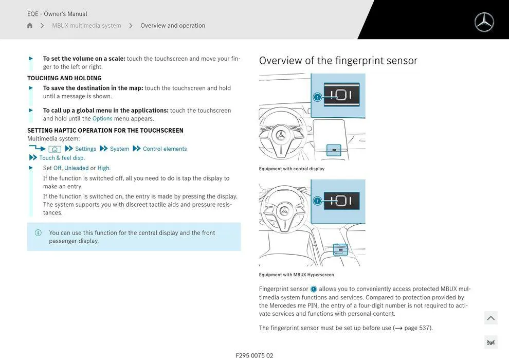 EQE Sedan - Catalogue valid from 11 September to 11 September 2025 - page 534