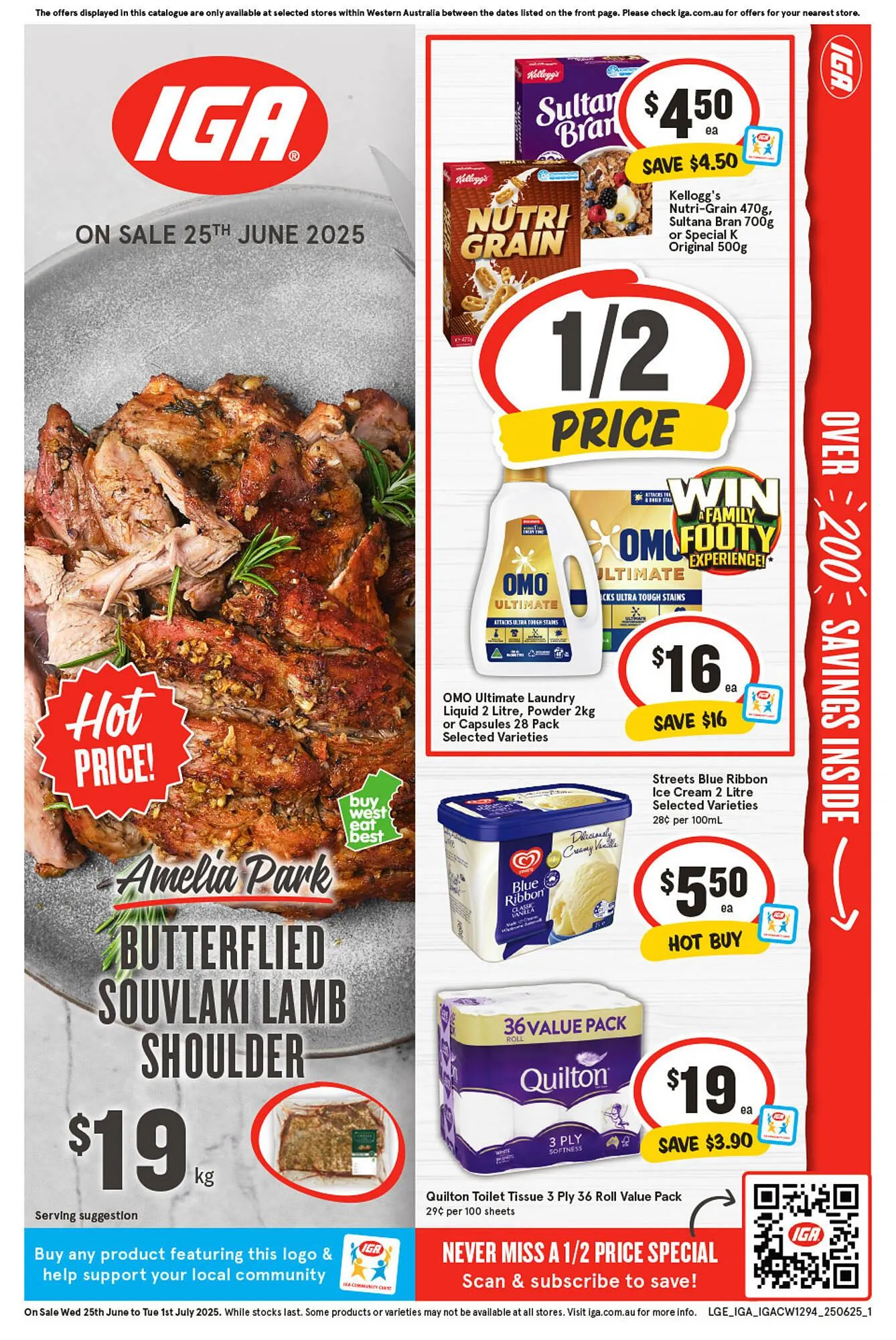 IGA catalogue - Catalogue valid from 25 June to 1 July 2025 - page 1