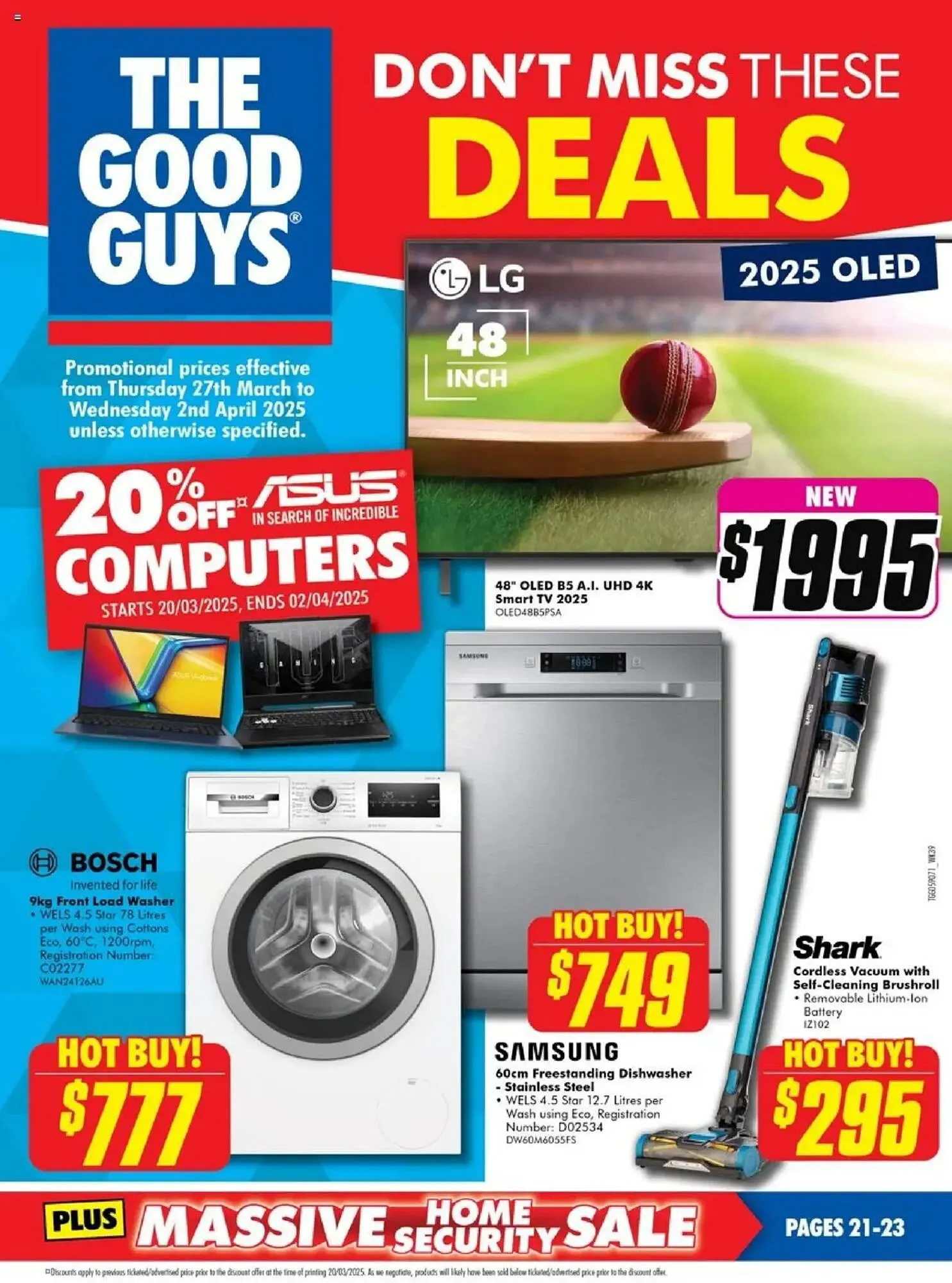 The Good Guys catalogue - Catalogue valid from 27 March to 2 April 2025 - page 1