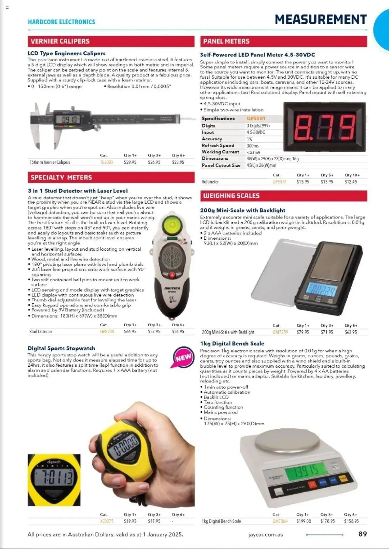 Jaycar Celebrating 40 Years in Electronics - Catalogue valid from 1 January to 29 August 2025 - page 73