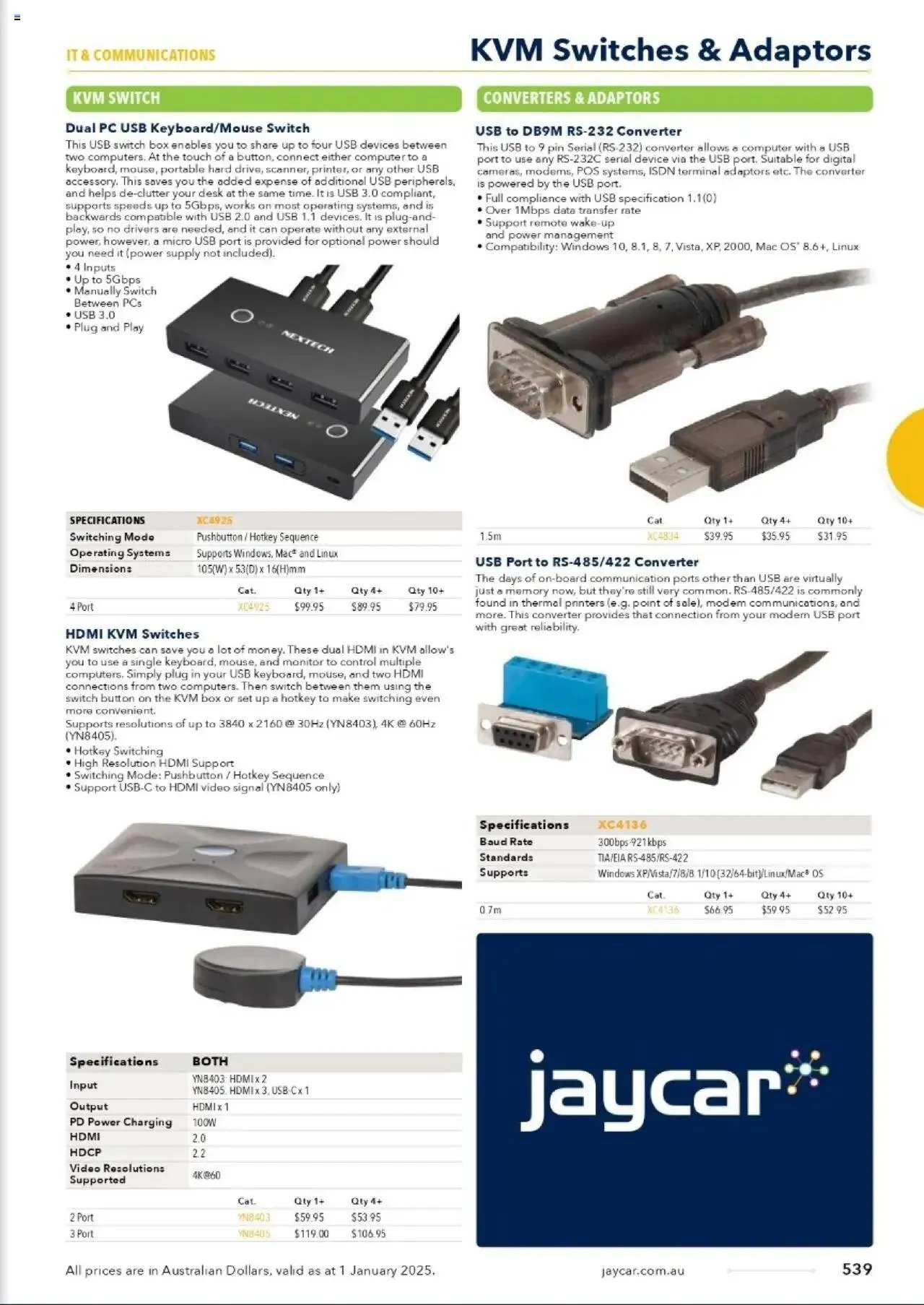 Jaycar Celebrating 40 Years in Electronics - Catalogue valid from 1 January to 29 August 2025 - page 467