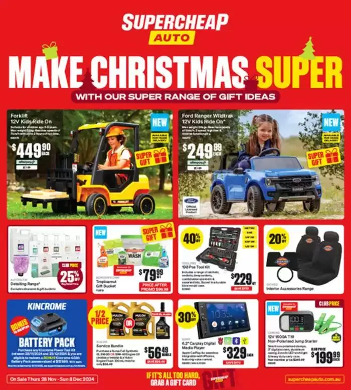Make Christmas Super - Catalogue valid from 28 November to 8 December 2024 - page 1