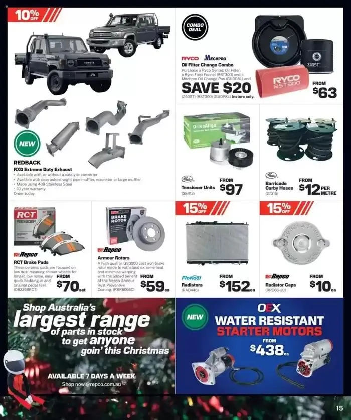 We Get What Gets Santa Goin' - Catalogue valid from 2 December to 12 December 2024 - page 15