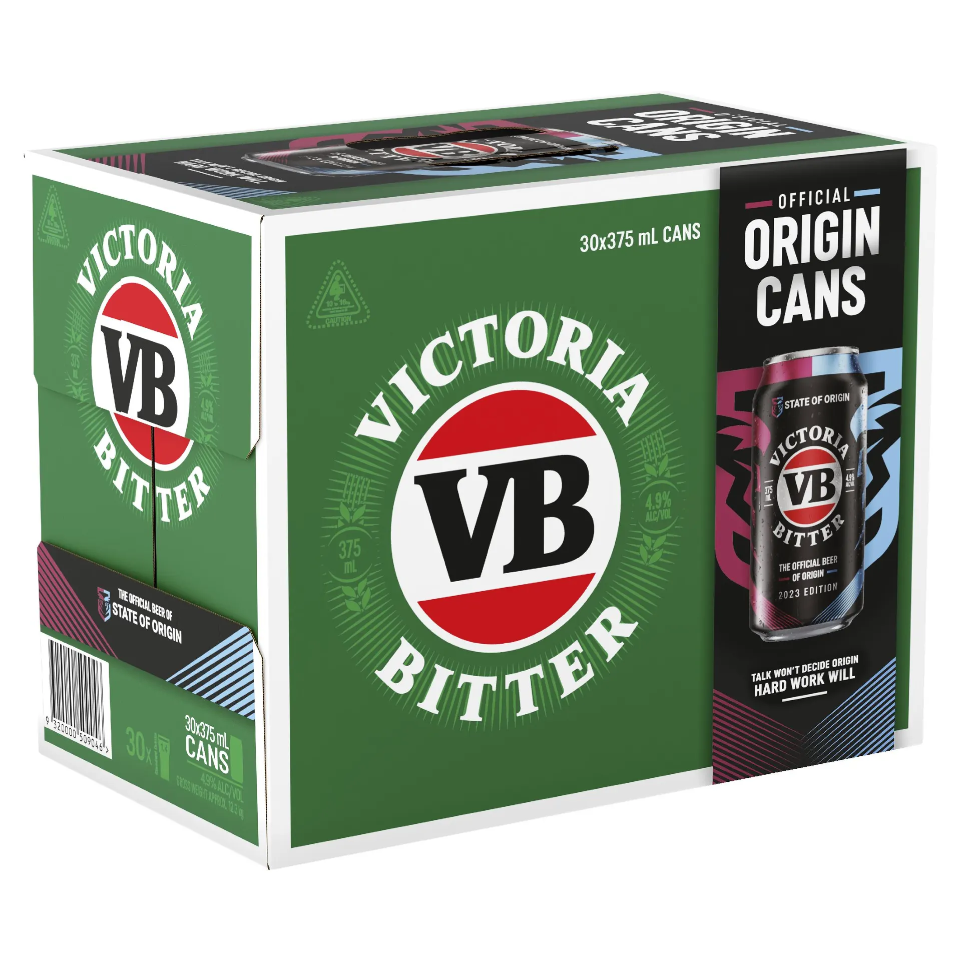 Victoria Bitter Can 30X375ML