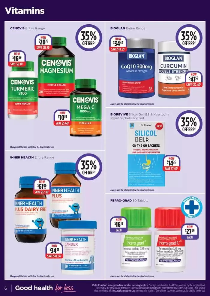 Vitamin Super Sale - Catalogue valid from 24 March to 6 April 2025 - page 6