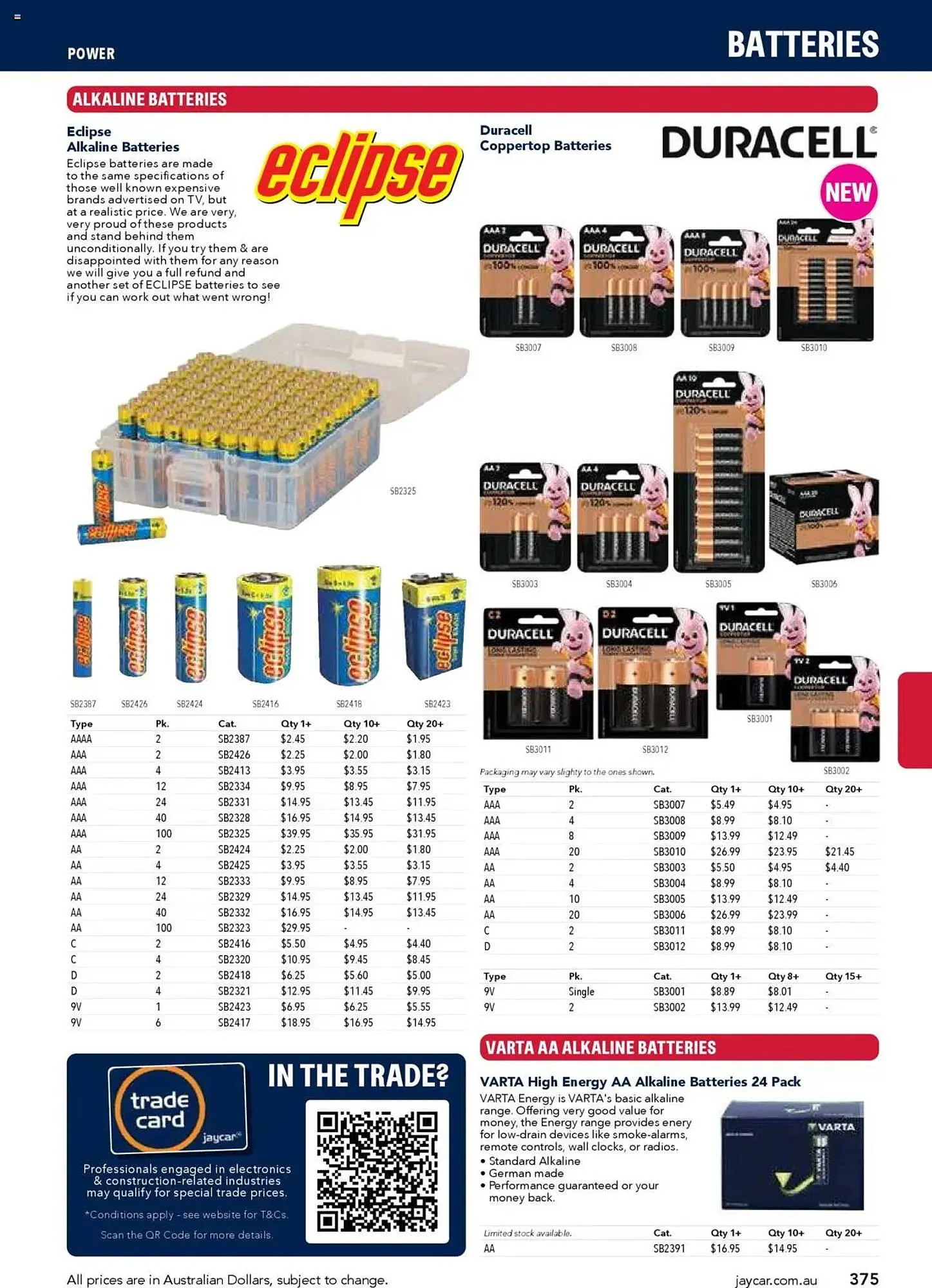 Jaycar Electronics catalogue - Catalogue valid from 8 July to 9 July 2026 - page 375
