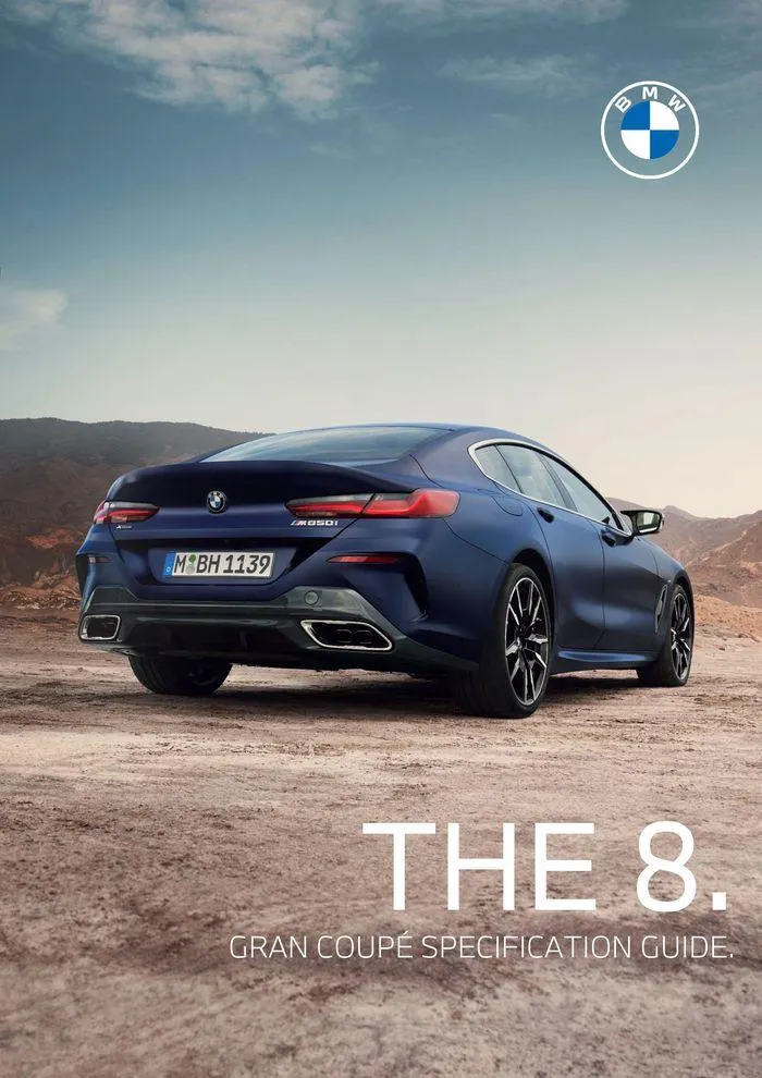 The BMW 8 Series Gran Coupe - Catalogue valid from 15 May to 15 May 2025 - page 1