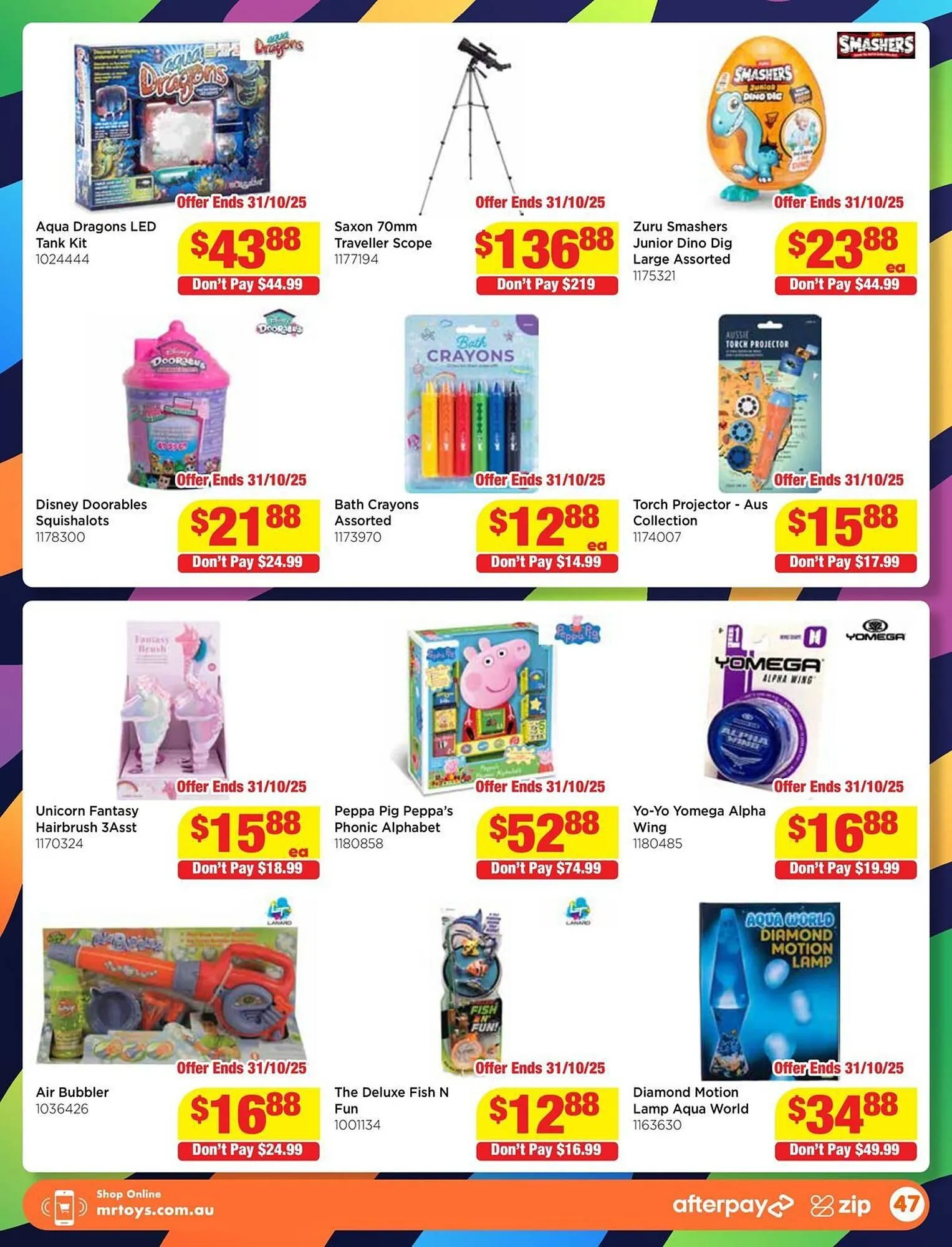 Mr Toys catalogue - Catalogue valid from 20 October to 31 October 2025 - page 47