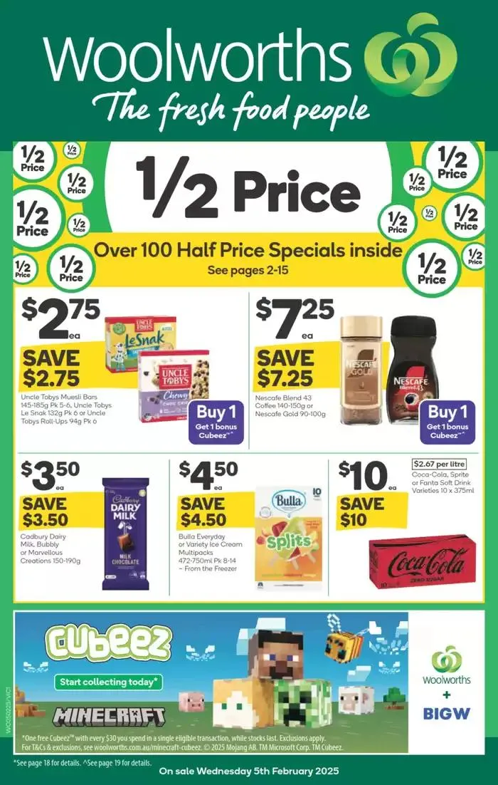 Weekly Specials - 05/02 - Catalogue valid from 5 February to 11 February 2025 - page 1