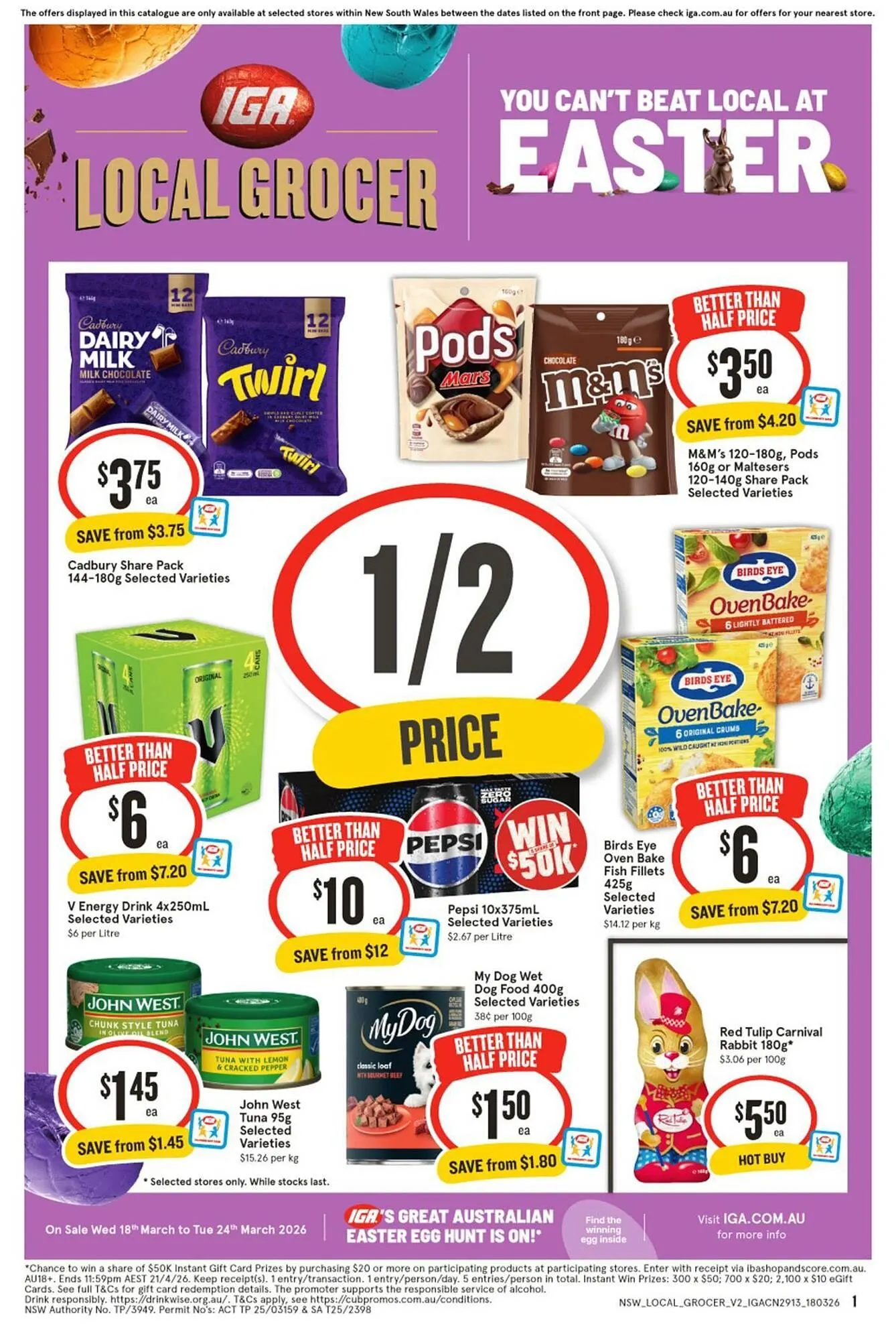 IGA catalogue - Catalogue valid from 18 March to 24 March 2026 - page 1