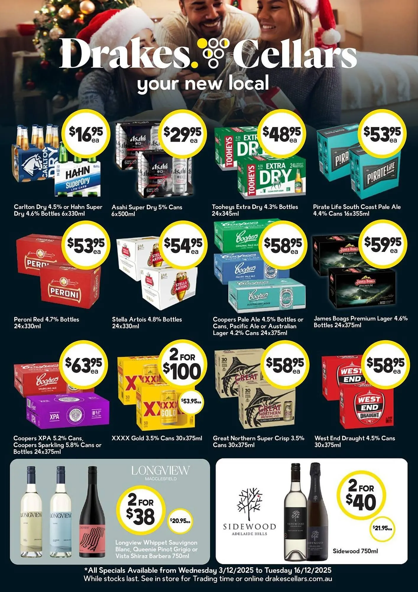 Drakes catalogue - Catalogue valid from 3 December to 16 December 2025 - page 1