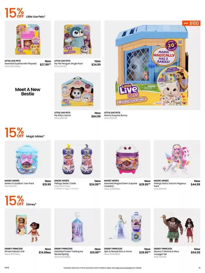 Myer Toy Sale - Catalogue valid from 8 April to 27 April 2025 - page 13