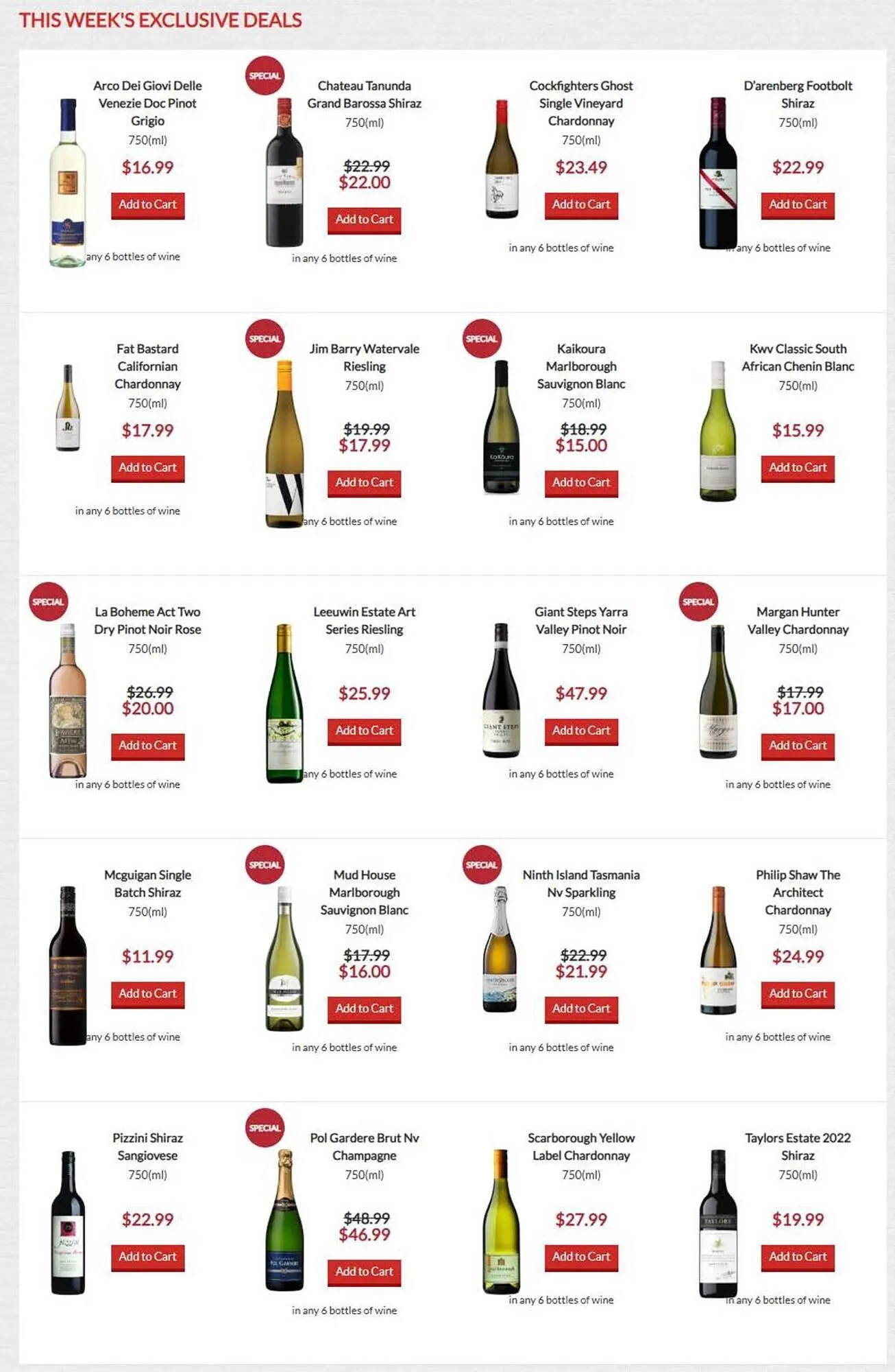 Chambers Cellars catalogue - 1