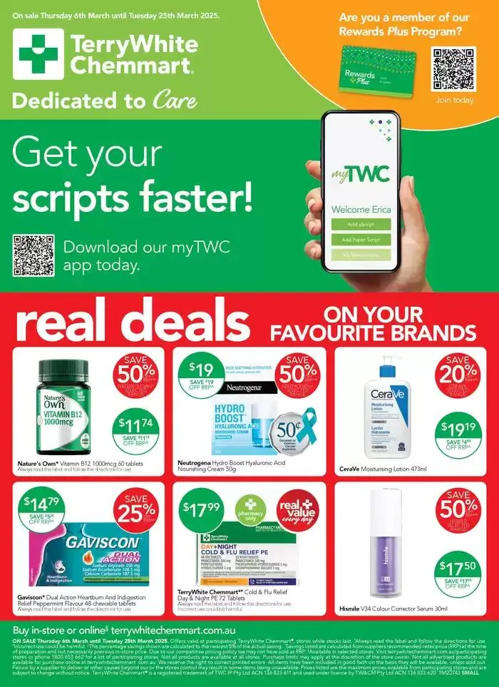 Real Deals On Your Favourite Brands - Catalogue valid from 6 March to 25 March 2025 - page 1