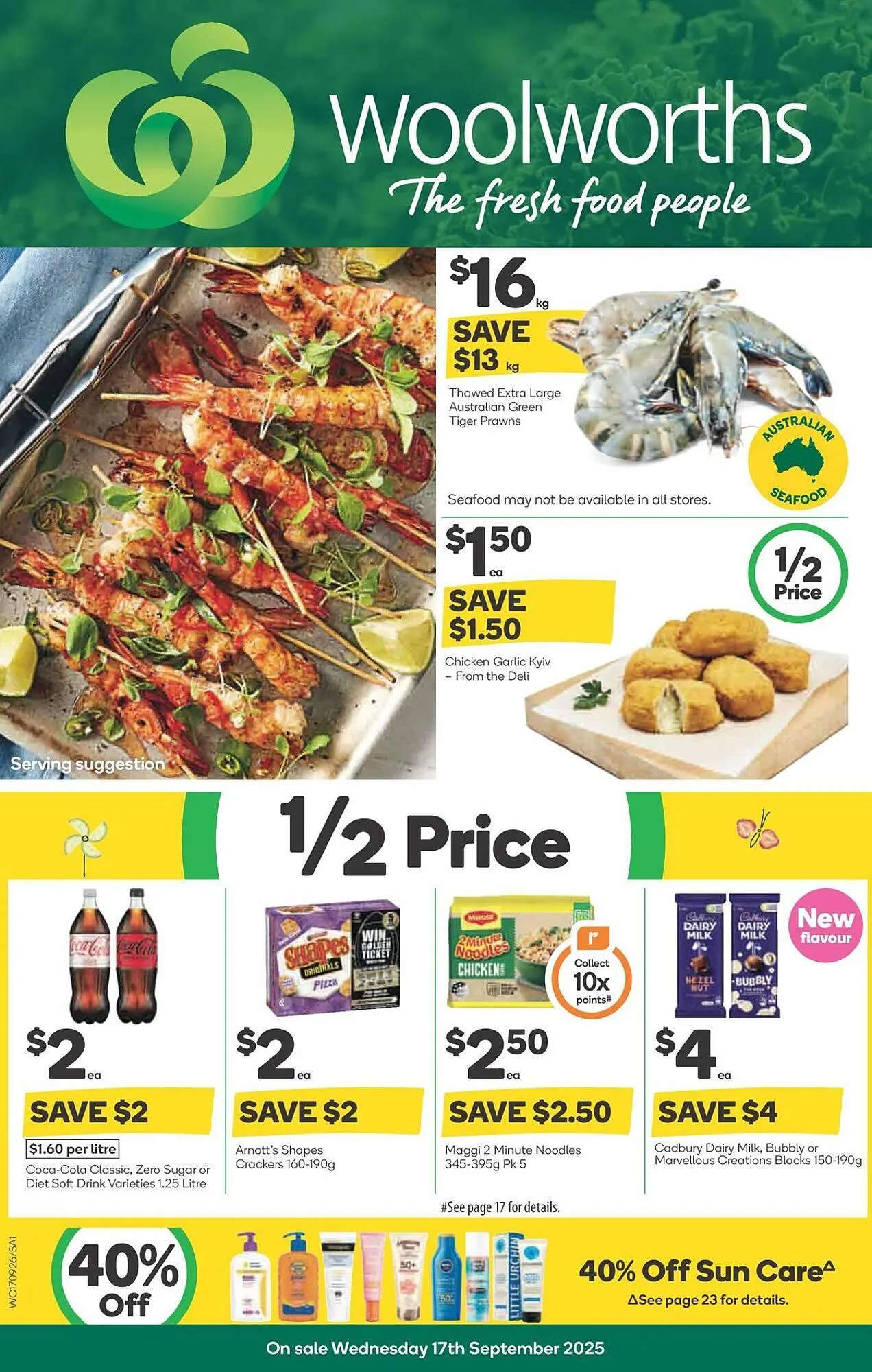 Woolworths catalogue - Catalogue valid from 17 September to 17 September 2025 - page 1