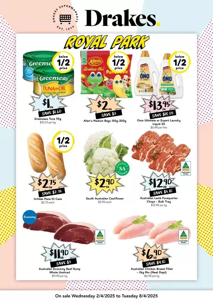 Drakes 02/04 - Catalogue valid from 2 April to 8 April 2025 - page 1