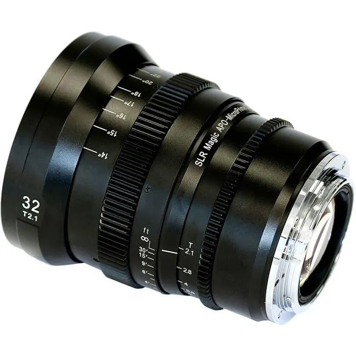 SLR Magic MicroPrime APO 32mm T2.1 lens EF Mount