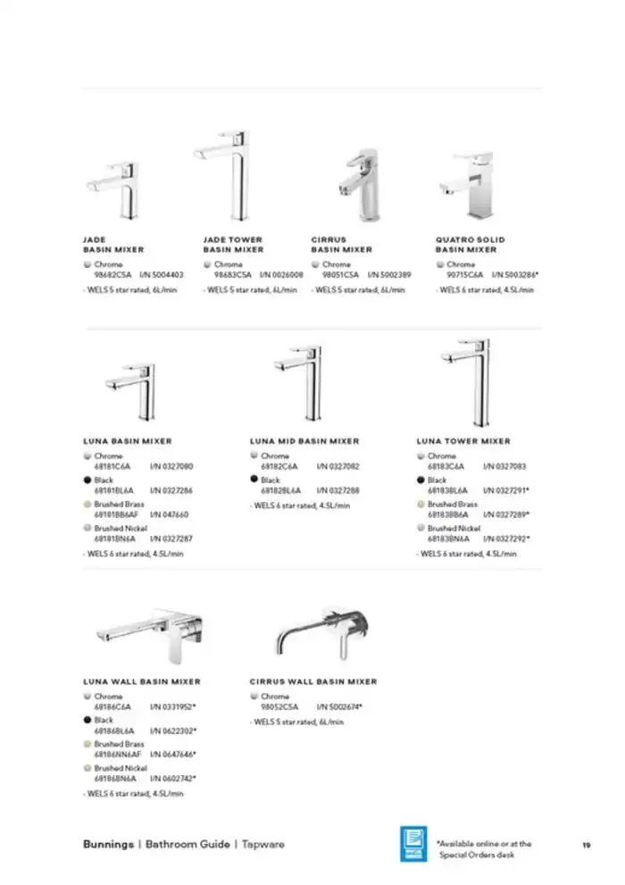 Bathroom Guide - Catalogue valid from 17 October to 15 October 2025 - page 19