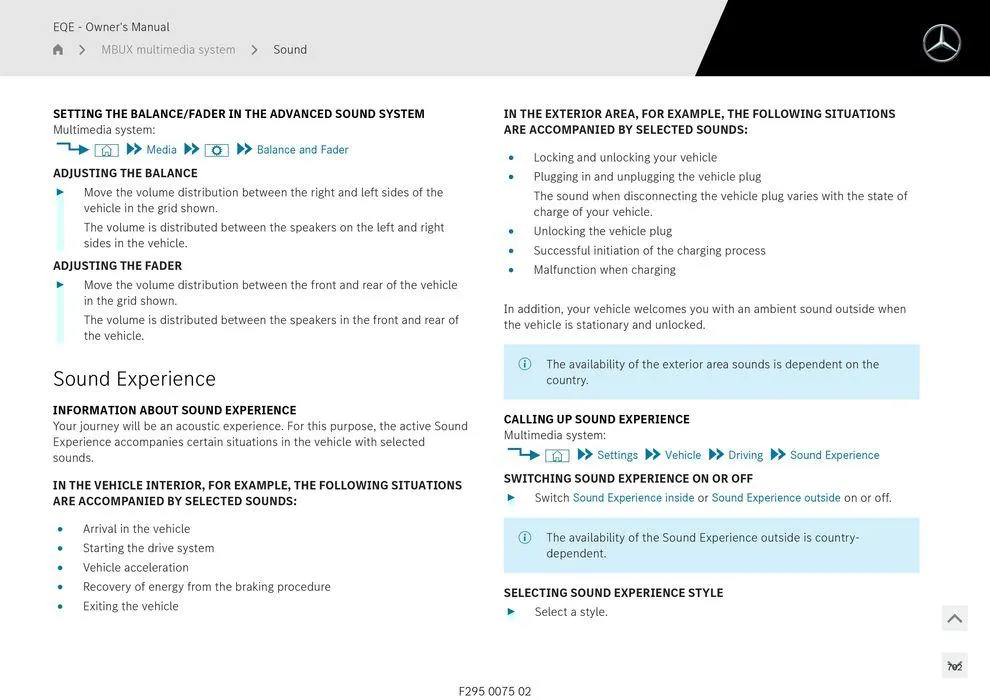 EQE Sedan - Catalogue valid from 11 September to 11 September 2025 - page 702