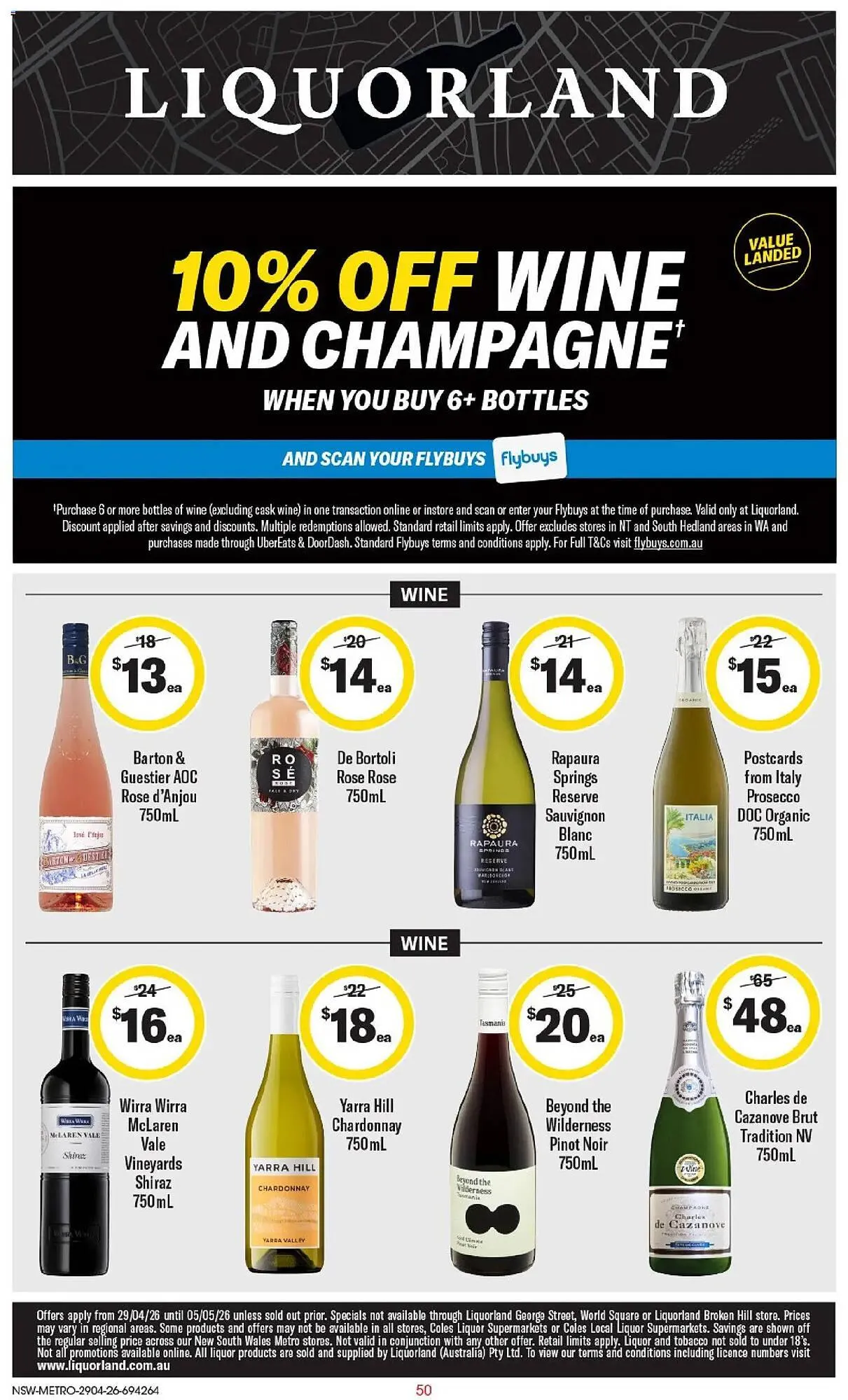 Liquorland catalogue - Catalogue valid from 28 April to 5 May 2026 - page 1