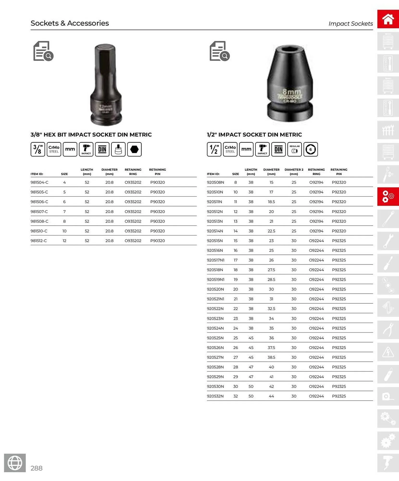 Teng Tools catalogue - Catalogue valid from 28 March to 31 December 2025 - page 289