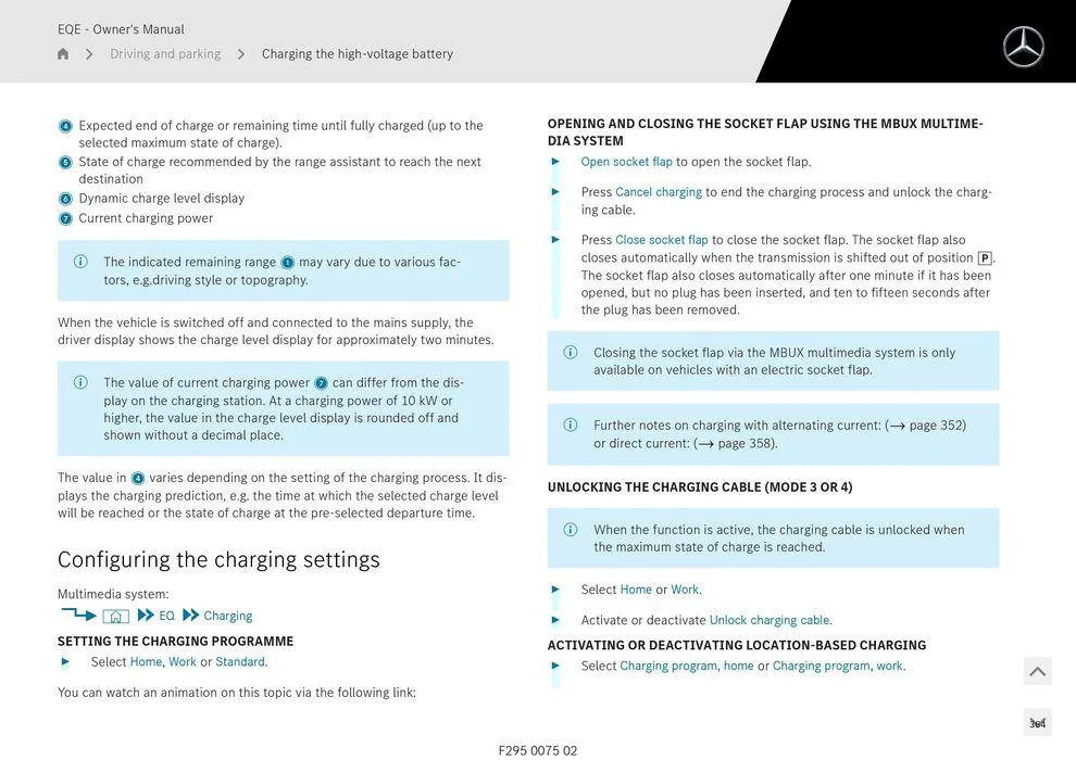EQE Sedan - Catalogue valid from 11 September to 11 September 2025 - page 364