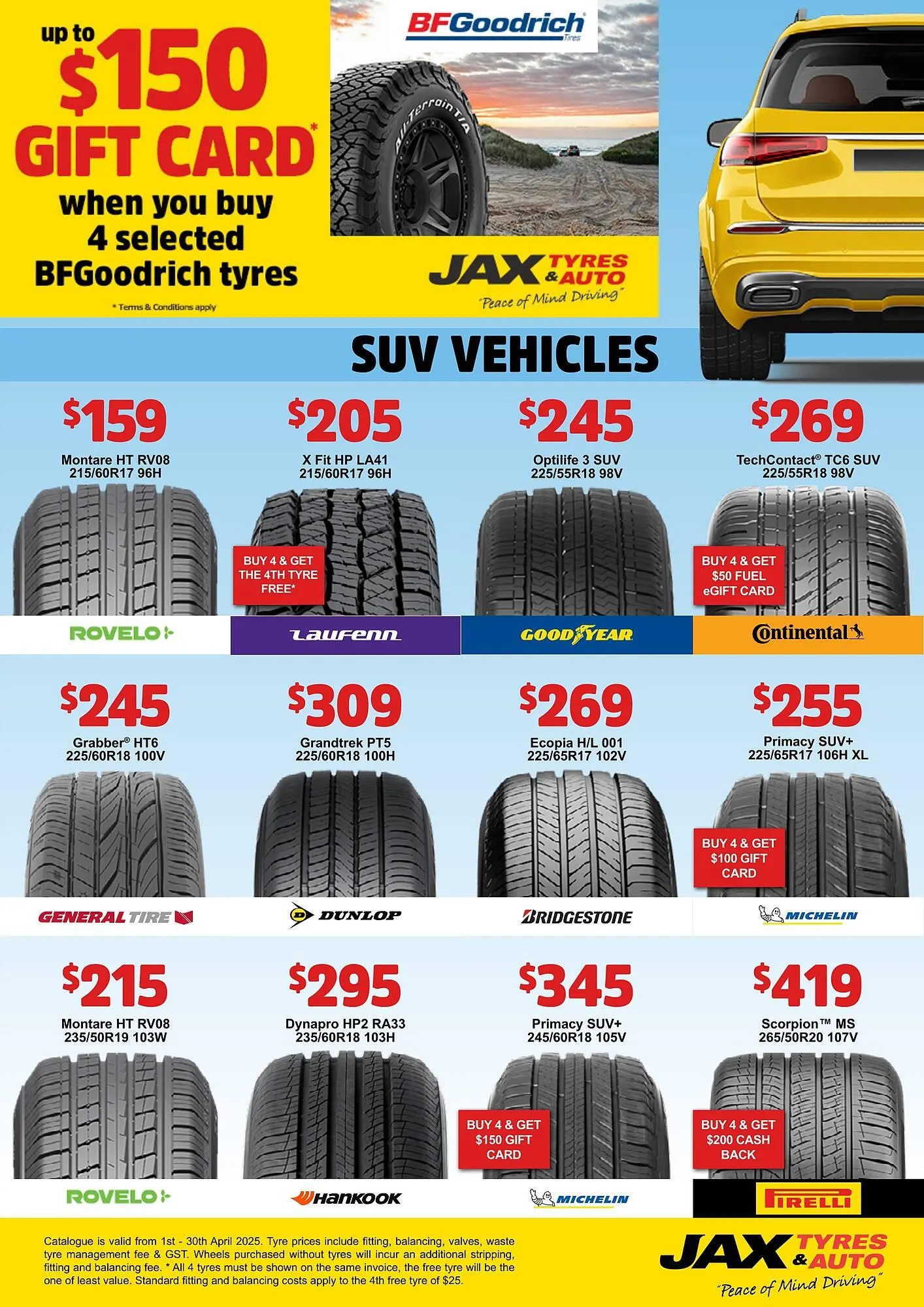 Jax Tyres catalogue - Catalogue valid from 1 April to 30 April 2025 - page 5