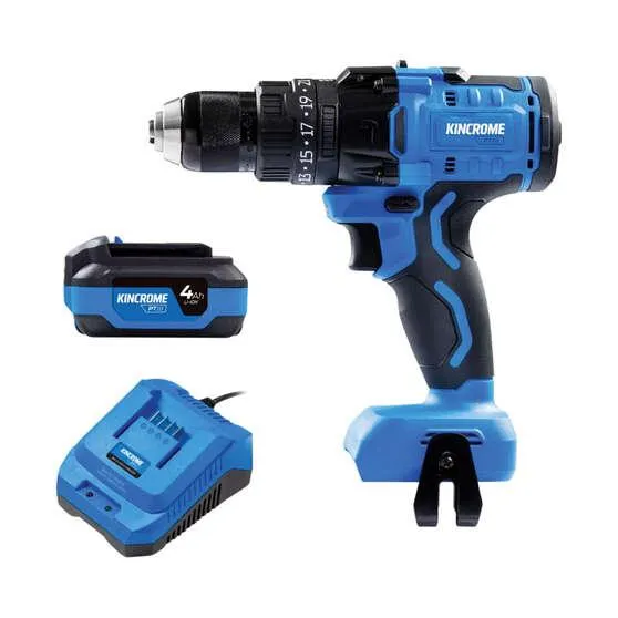 Kincrome PT18 18V Brushless Hammer Drill Kit 4.0Ah