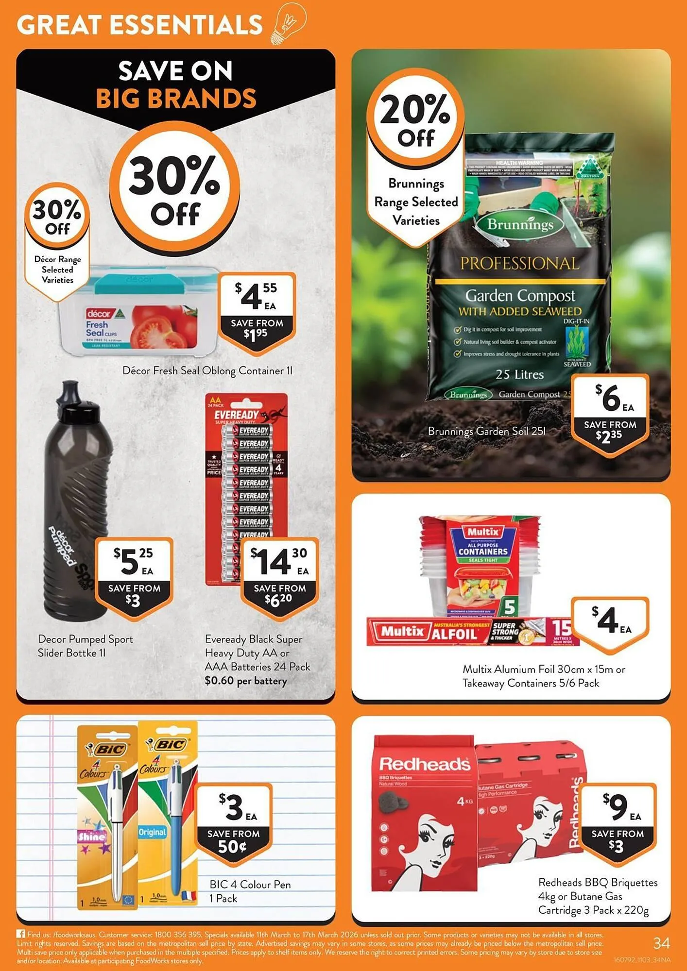 Foodworks catalogue - Catalogue valid from 11 March to 17 March 2026 - page 34