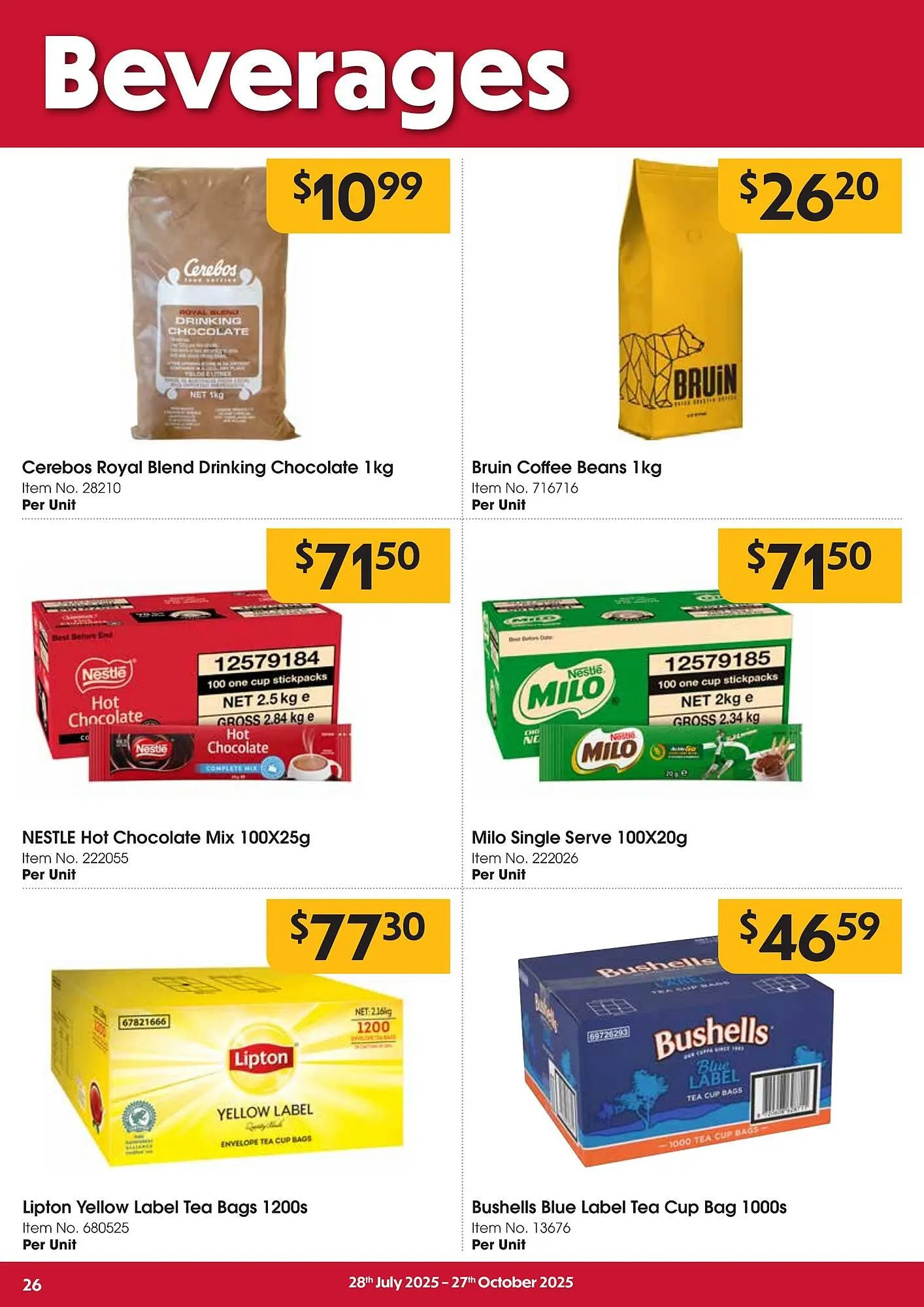 Campbells Wholesale catalogue - Catalogue valid from 28 July to 26 October 2025 - page 26