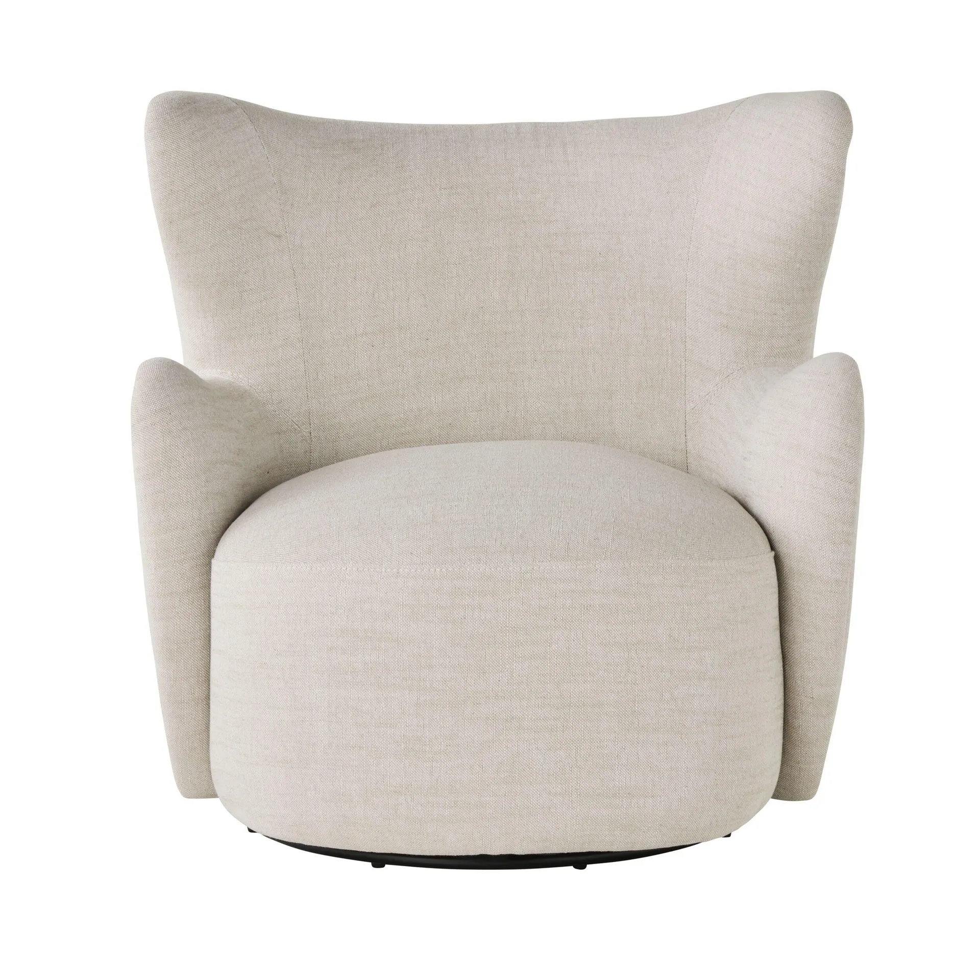 Mara Swivel Chair Natural Weave