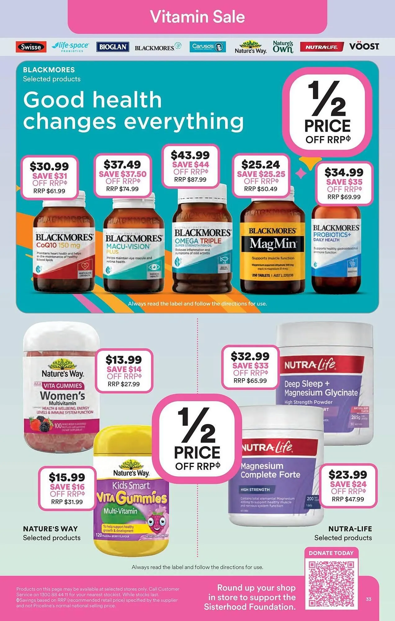 Priceline catalogue - Catalogue valid from 26 March to 8 April 2026 - page 33