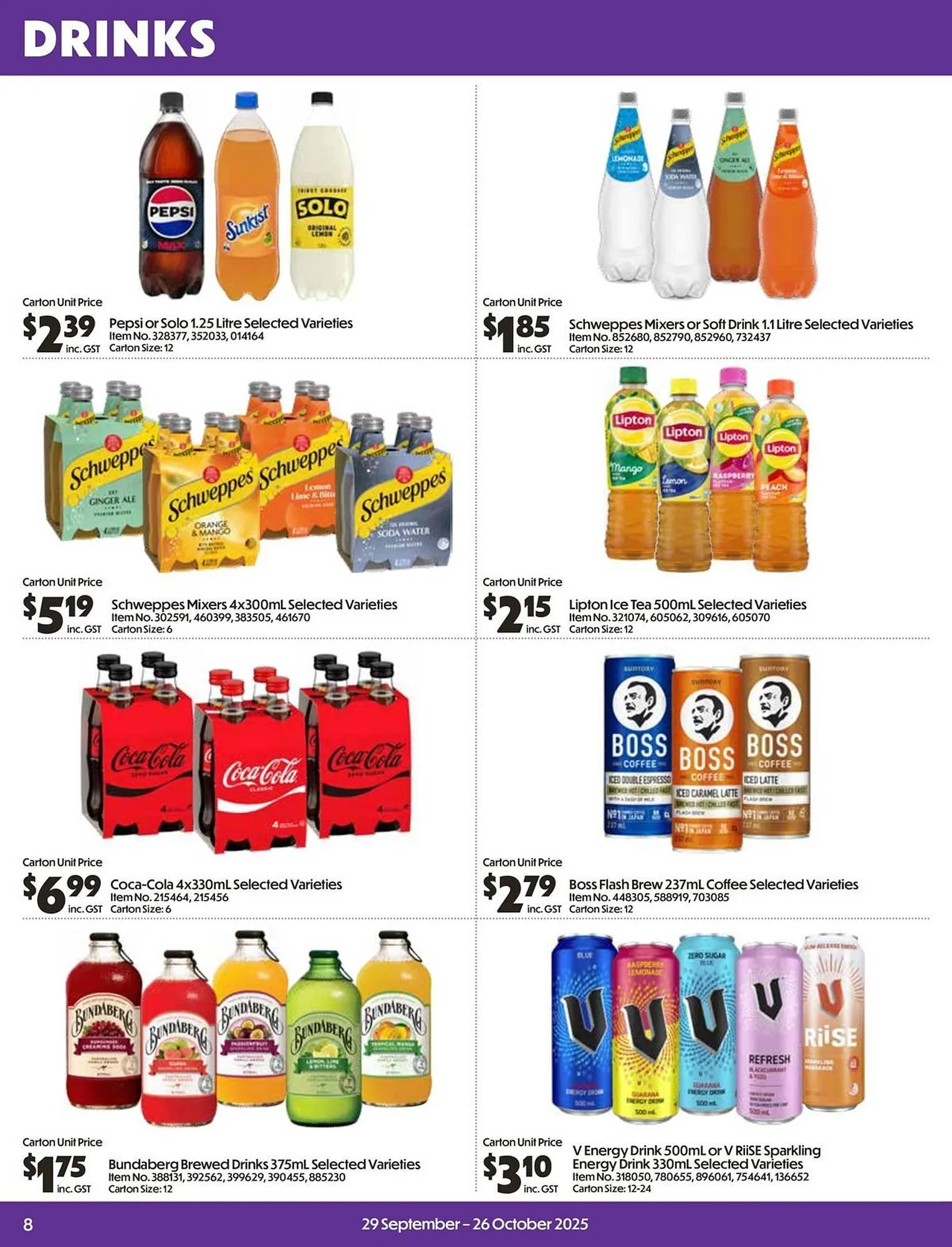 Campbells Wholesale catalogue - Catalogue valid from 29 September to 26 October 2025 - page 8