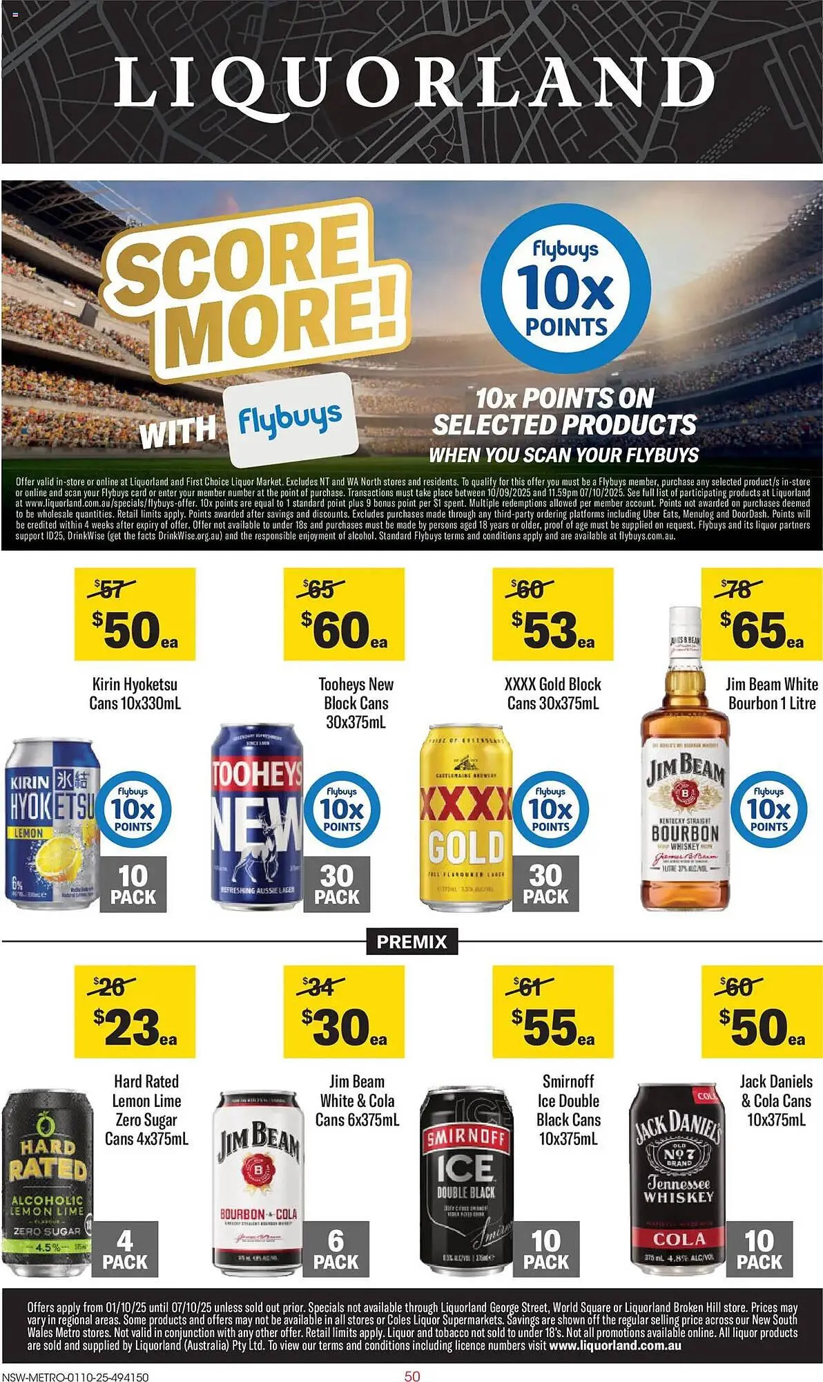 Liquorland catalogue - Catalogue valid from 1 October to 7 October 2025 - page 1