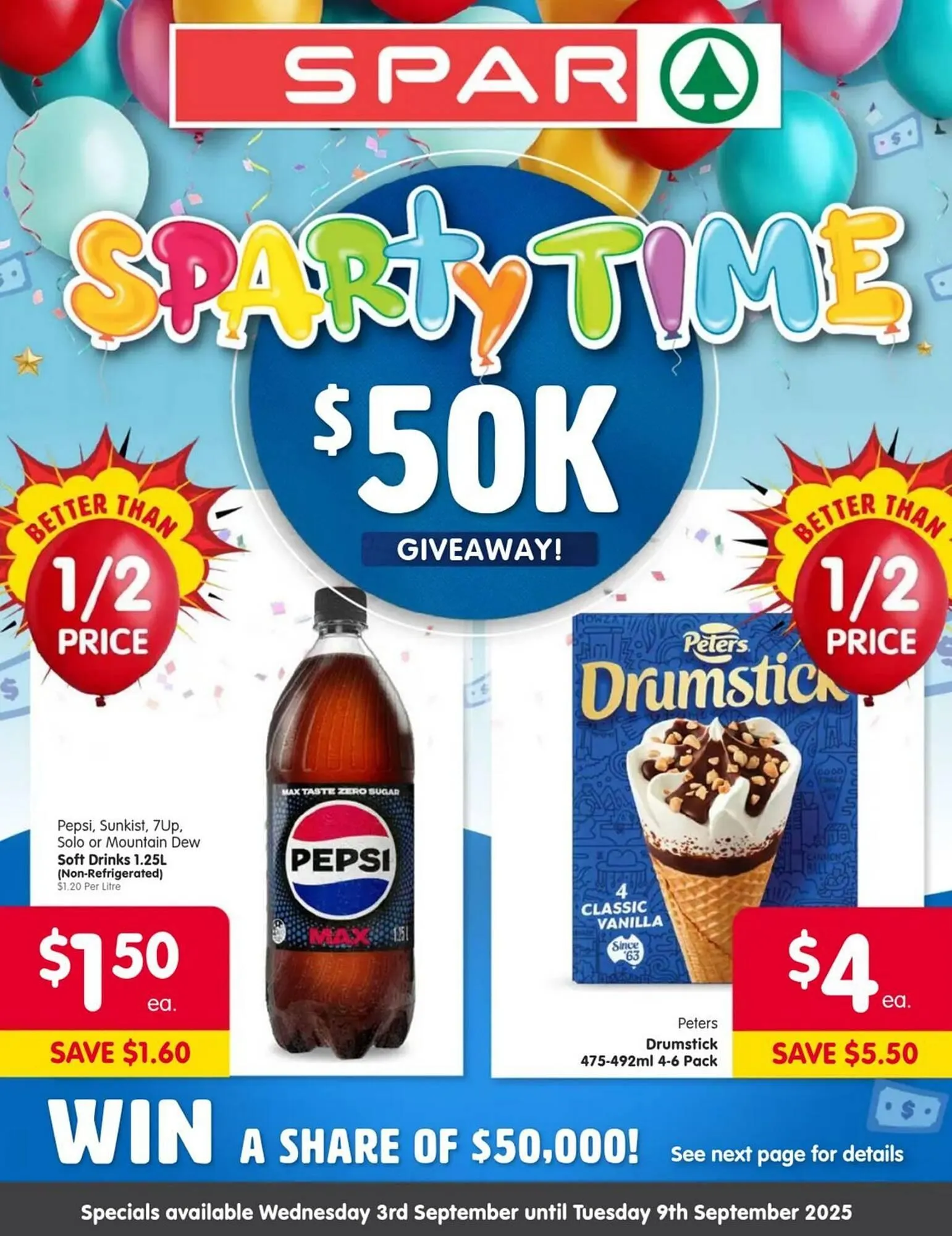 Spar catalogue - Catalogue valid from 3 September to 9 September 2025 - page 1