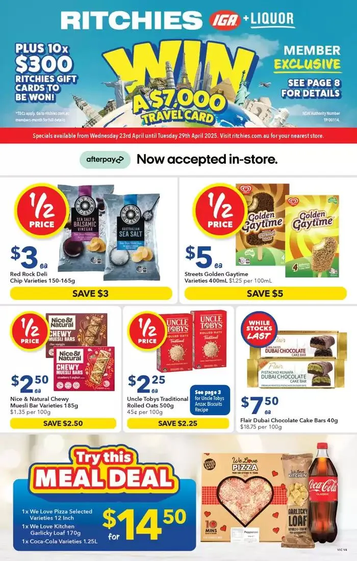 Ritchies 23/04 - Catalogue valid from 23 April to 29 April 2025 - page 1